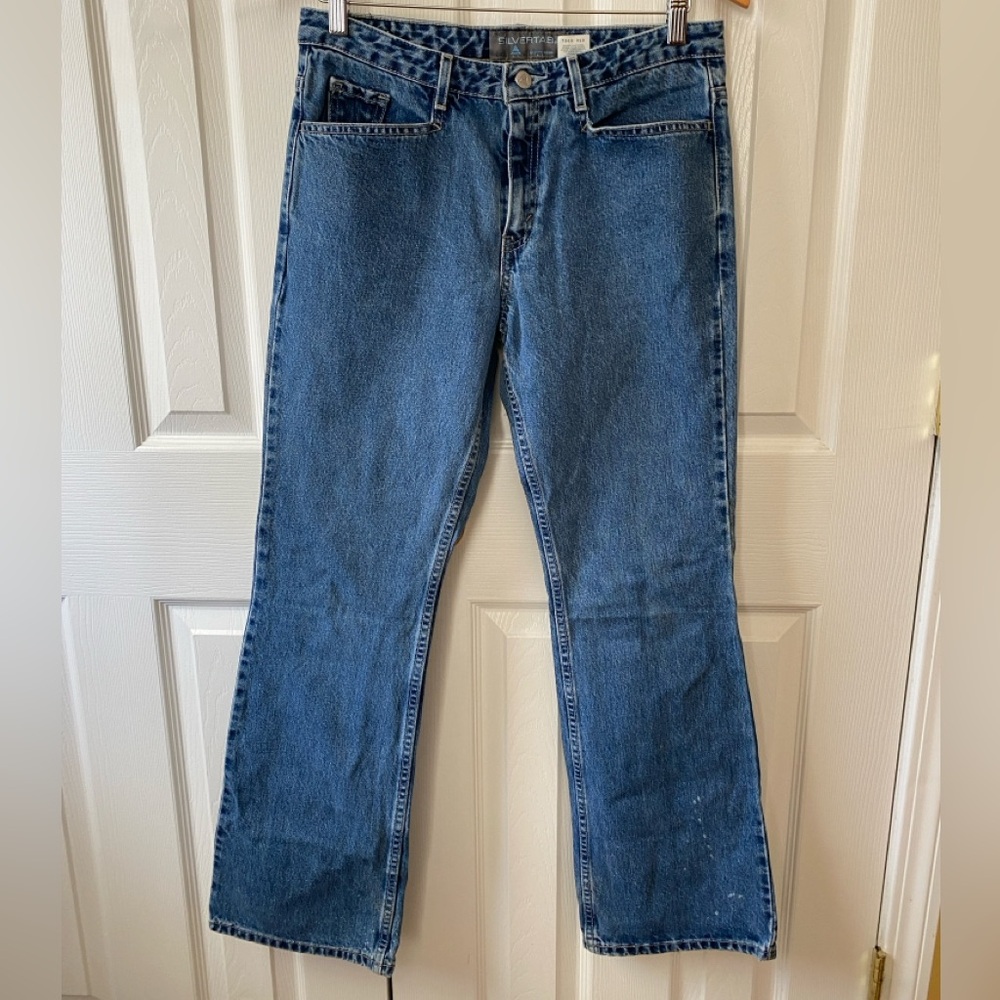 VINTAGE Y2K Levi’s Silvertab Medium Wash Mid-Rise Bootcut Jeans SZ 9M